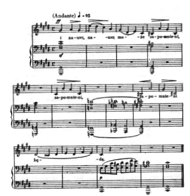 Melodia G-dur, Op. 74.9